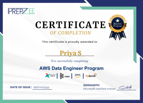 AWS Data Engineer Certification & Job-Oriented Training Course